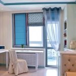 ستائر رومانية في داخل غرفة الأطفال