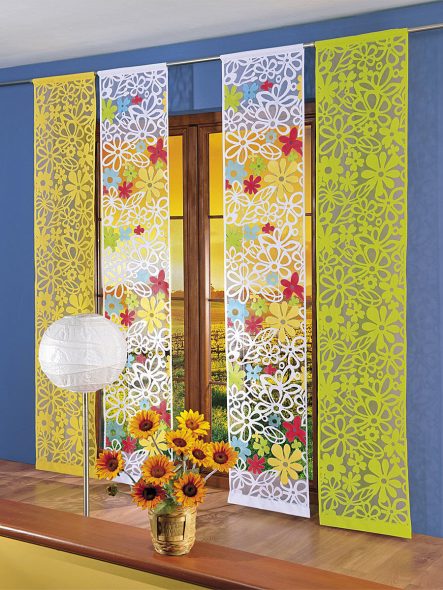 ستائر لوحات