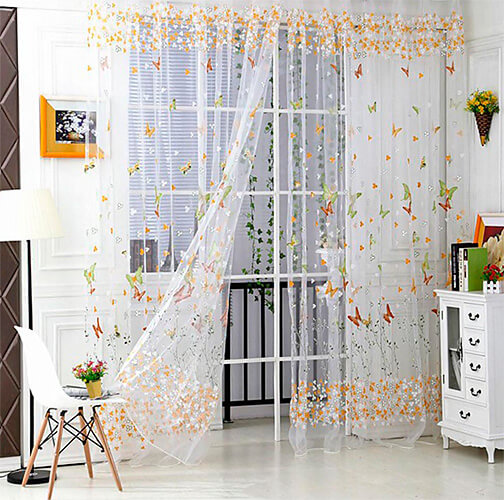 ستائر - ستائر شفافة