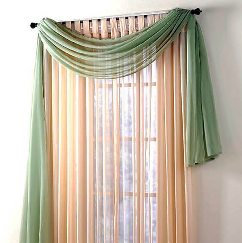 ستائر الأوشحة