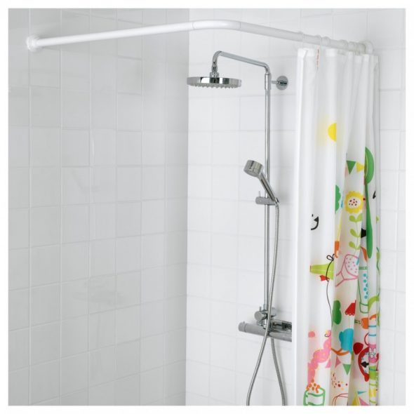 شريط زاوية مع ستارة مثيرة للاهتمام