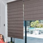 براون تتالي الستائر الرومانية