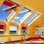 جدران صفراء في العلية