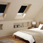 تصميم ستائر رول سوداء