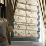 الستائر الرومانية القطن غير عادية