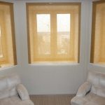 تزيين النوافذ في نافذة غرفة المعيشة