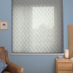 بكرة أعمى مع طباعة رمادية