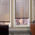 تصميم غرفة المعيشة مع ستائر شفافة