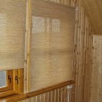 ستائر مصنوعة من مواد طبيعية