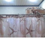 الطنف انزلاق الفولاذ المقاوم للصدأ للستائر في الحمام