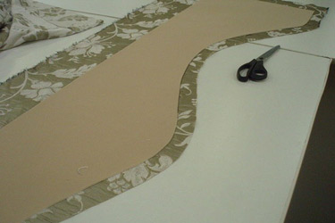 قطع من القماش