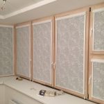 مصاريع كاسيت على نوافذ الشرفة