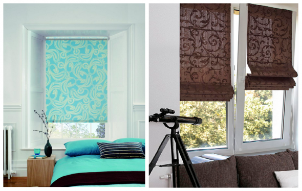 الستائر الرومانية