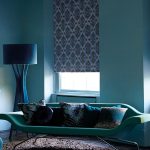 ستائر معتمة في غرفة المعيشة