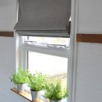 ستائر قماشية بلون رمادي روماني