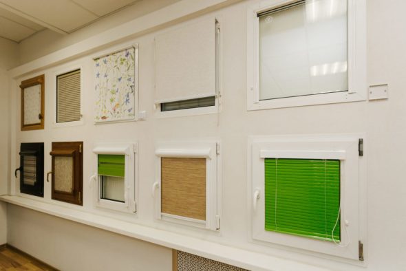 مجموعة متنوعة من الستائر الدوارة النسيج