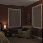 ستائر غرفة نوم الظل الكامل