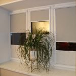 الستائر المدلفنة مع آلية الربيع