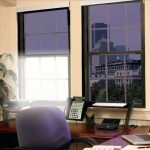 تصميم دراسة مع الستائر الدوارة