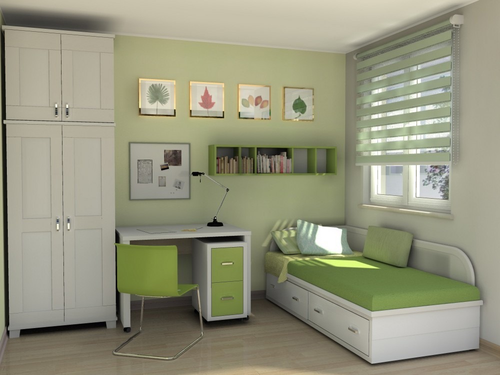 تصميم غرفة الأطفال مع الستائر الدوارة حمار وحشي