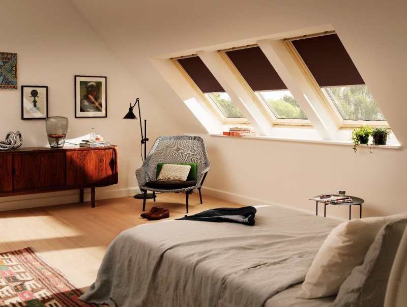 المناور مع الستائر السميكة