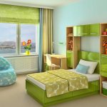 الستائر الرومانية الخضراء كاملة مع الكلاسيكية