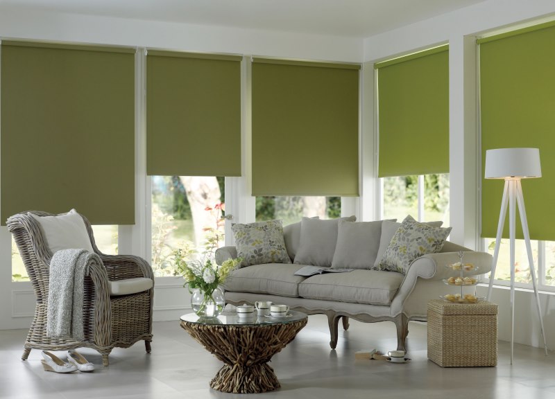 الستائر الخضراء من هايبر ماركت