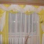 موجات بيليه صفراء-بيضاء من النسيج متجدد الهواء